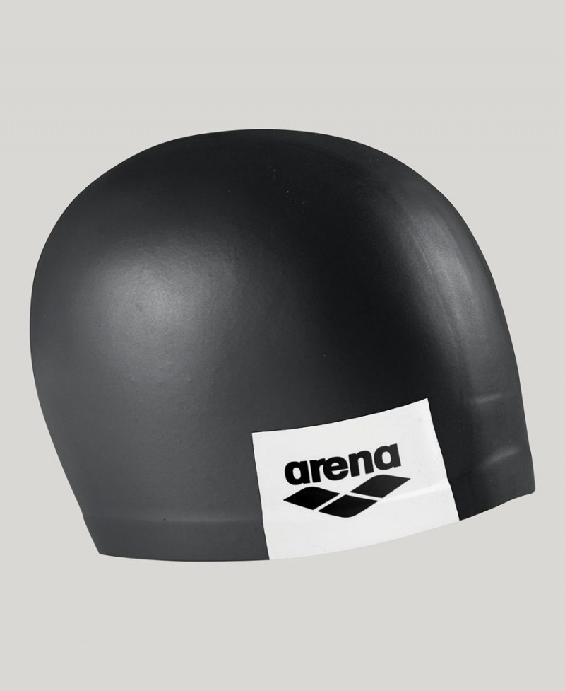 Bonnet de Bain Arena Logo Moulded Silicone Noir | TBT-99050238