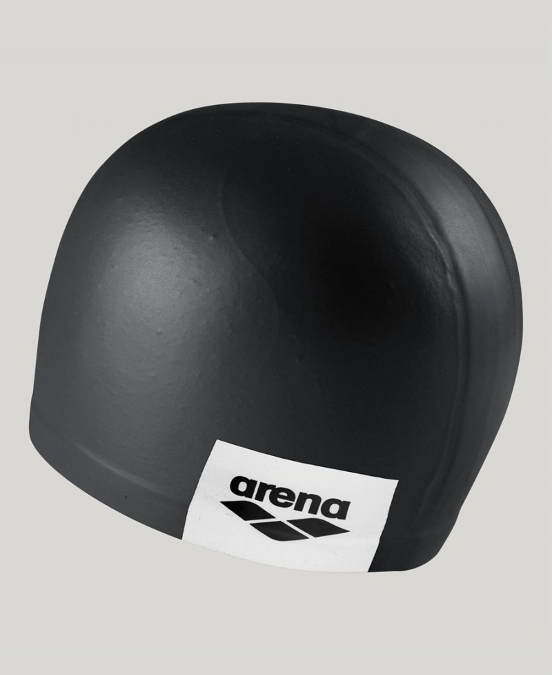 Bonnet de Bain Arena Logo Moulded Silicone Noir | TBT-99050238