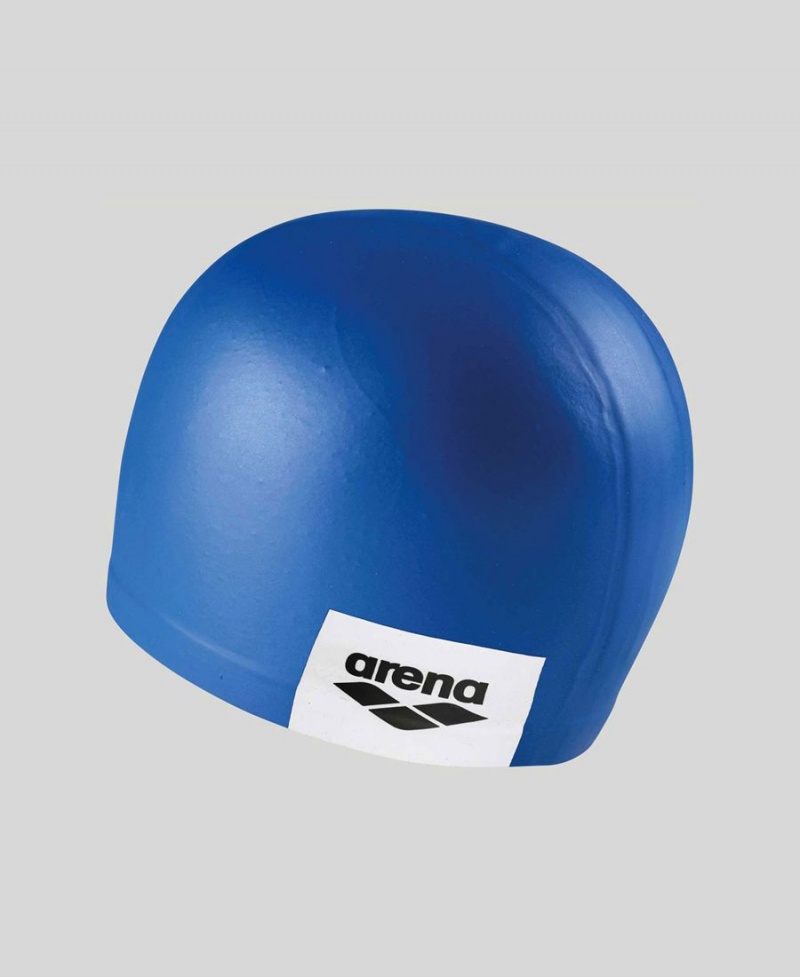 Bonnet de Bain Arena Logo Moulded Silicone Bleu | NZK-57743494