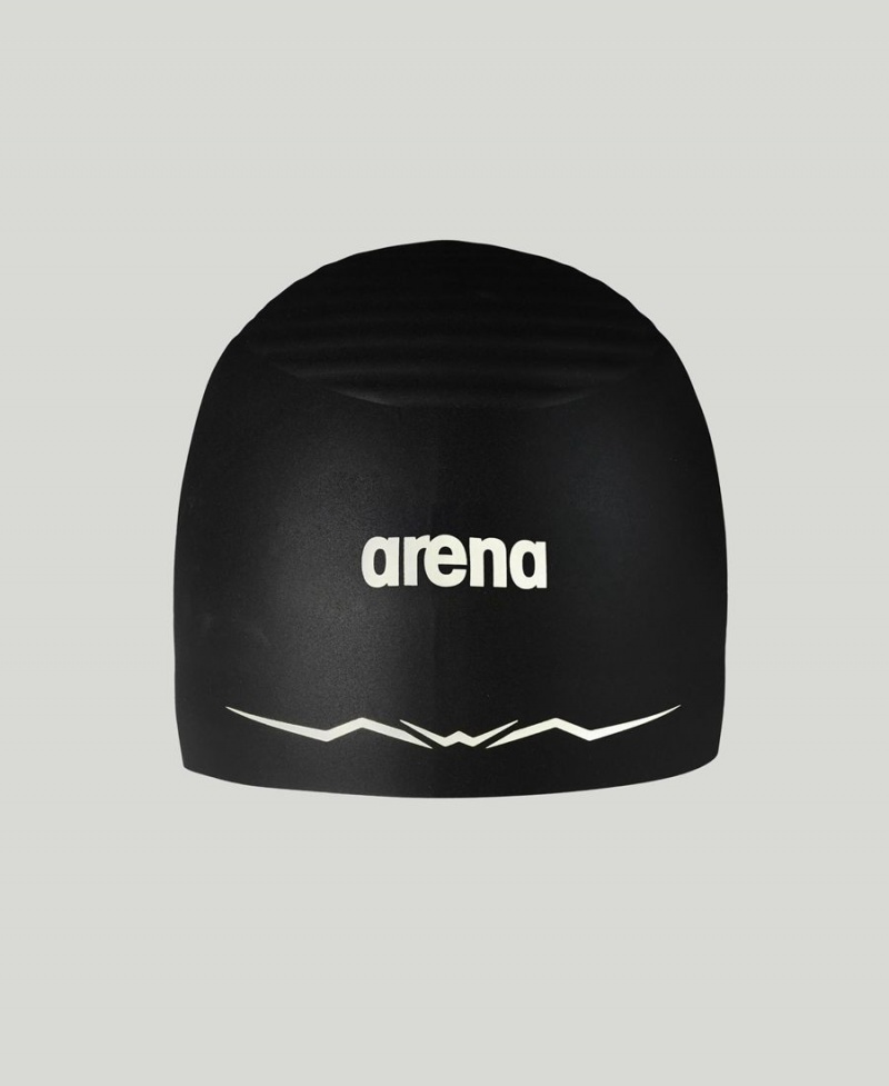 Bonnet de Bain Arena Aquaforce Wave Noir Blanche | EMW-16440208