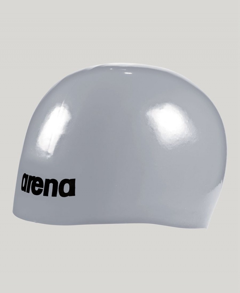 Bonnet de Bain Arena Moulded Pro II Argent | GSQ-87694960