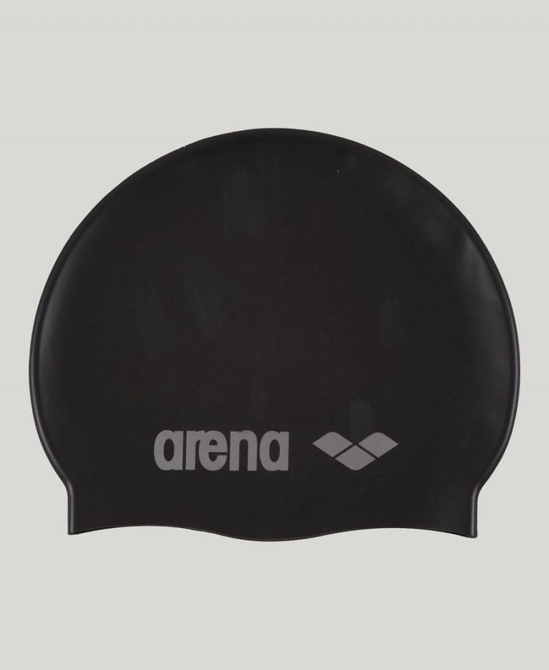 Bonnet de Bain Arena Classiche Silicone Youth Noir | AFY-27304679