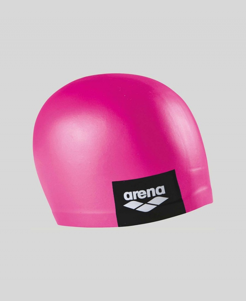 Bonnet de Bain Arena Logo Moulded Silicone Rose | DOI-92035662