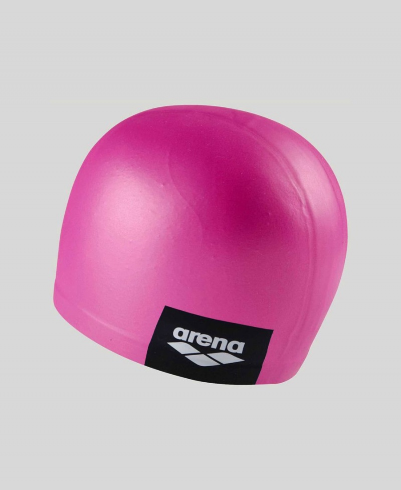 Bonnet de Bain Arena Logo Moulded Silicone Rose | DOI-92035662