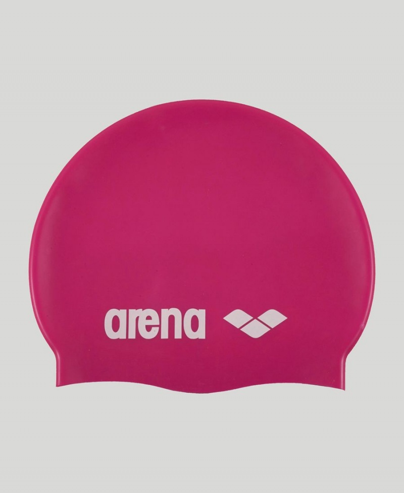 Bonnet de Bain Arena Classiche Silicone Rose Blanche | SRY-55382511