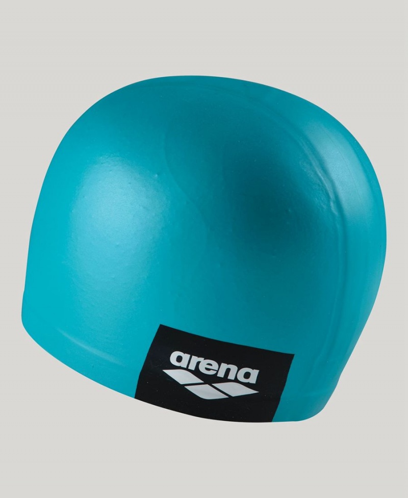 Bonnet de Bain Arena Logo Moulded Silicone Turquoise | FWG-52720387