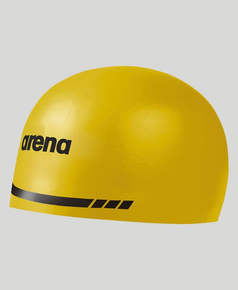 Bonnet de Bain Arena 3D Soft Jaune | FDD-31629941