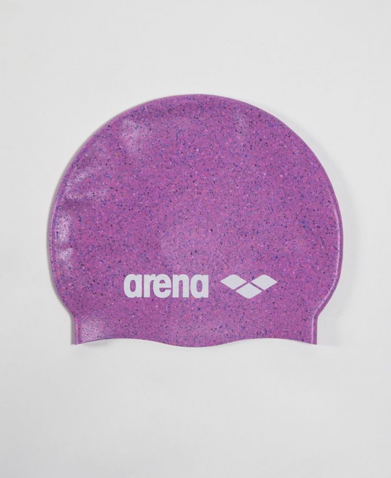 Bonnet de Bain Arena Silicone Jr Violette | UGU-23491610