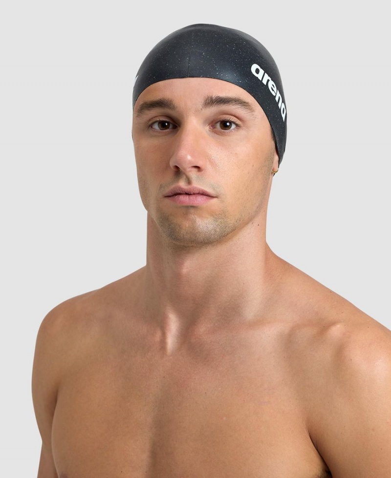 Bonnet de Bain Arena Silicone Noir | RDB-37636511