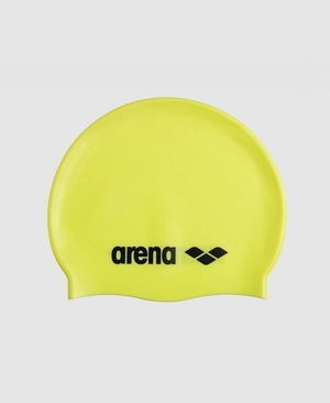 Bonnet de Bain Arena Classiche Silicone Jaune | CRG-75260762