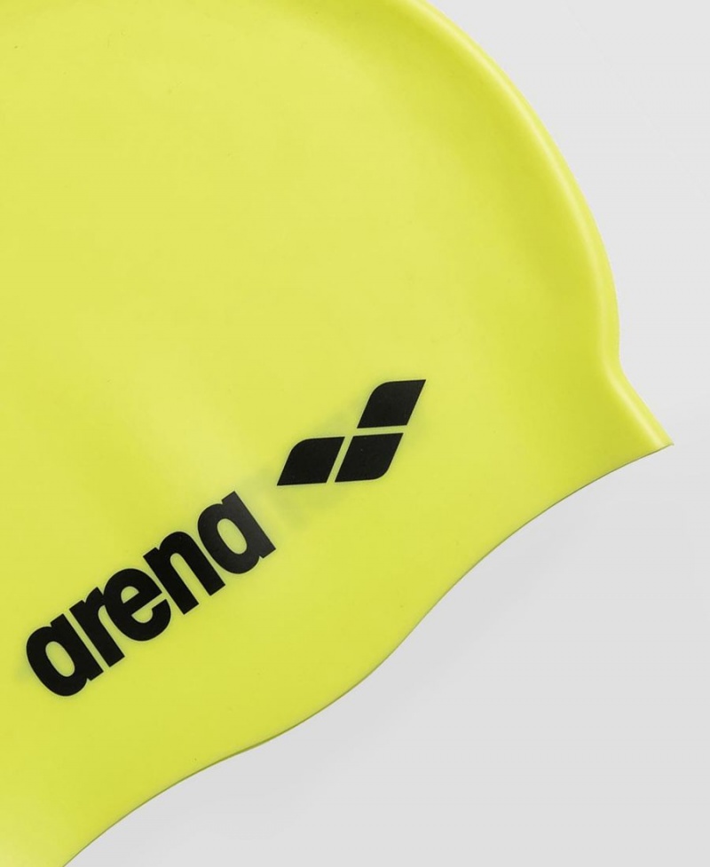 Bonnet de Bain Arena Classiche Silicone Jaune | CRG-75260762