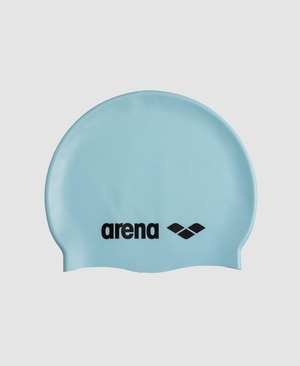 Bonnet de Bain Arena Classiche Silicone Bleu Noir | YMQ-75344066