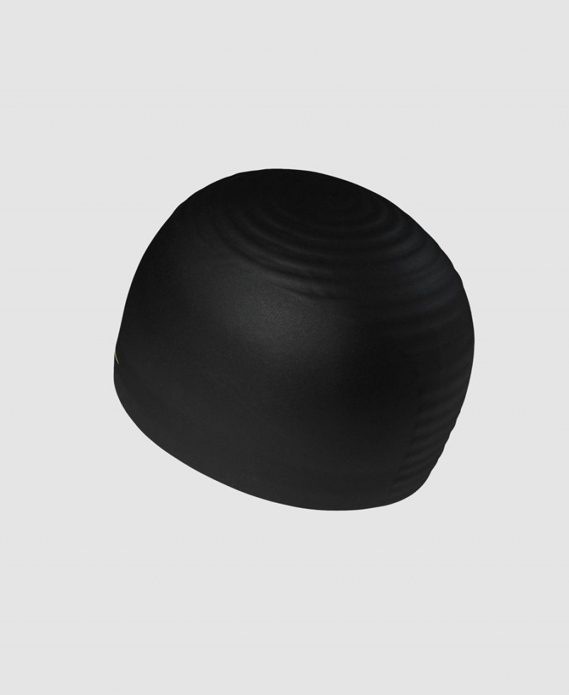 Bonnet de Bain Arena Aquaforce Wave Noir Doré | PYD-11800509