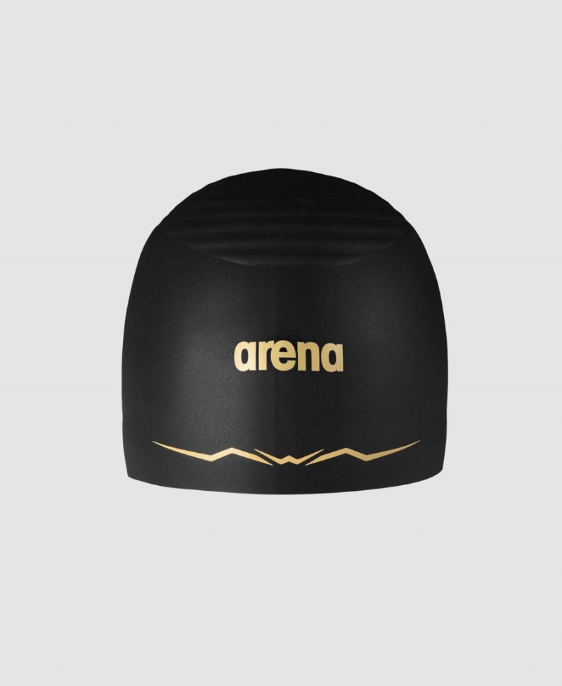 Bonnet de Bain Arena Aquaforce Wave Noir Doré | PYD-11800509