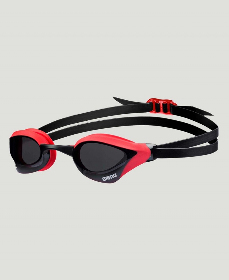 Lunette Natation Arena Cobra Core Swipe Noir Rouge | XHI-57436260