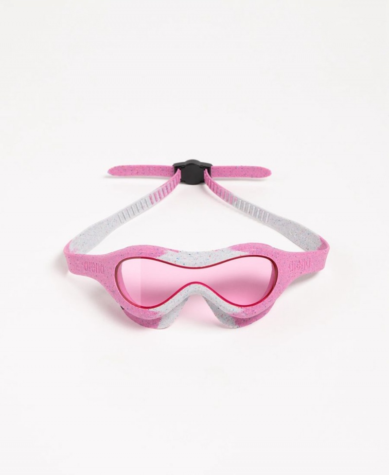 Lunette Natation Arena Spider Kids Mask Rose Grise | MSL-26410416