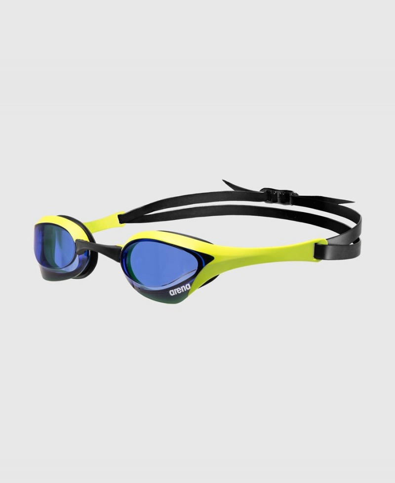 Lunette Natation Arena Cobra Ultra Swipe Bleu Vert Noir | OQS-96065048