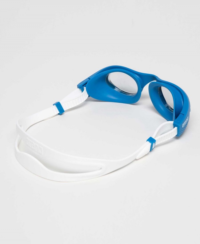 Lunette Natation Arena The One Grise Bleu Blanche | ZQH-37758185