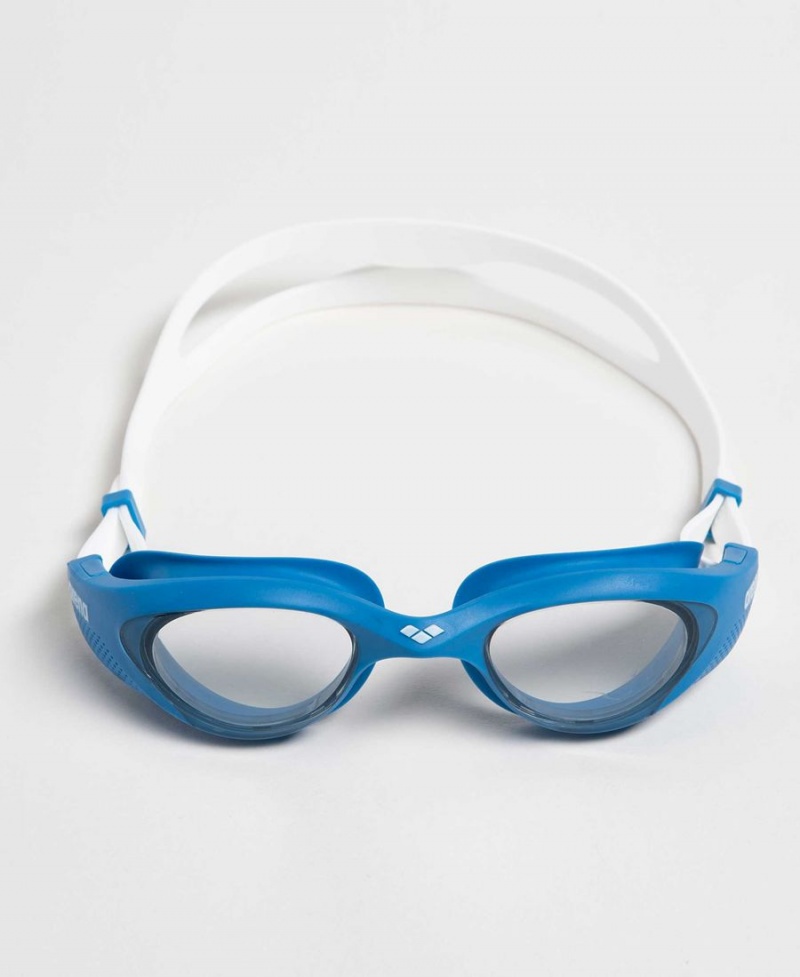 Lunette Natation Arena The One Grise Bleu Blanche | ZQH-37758185