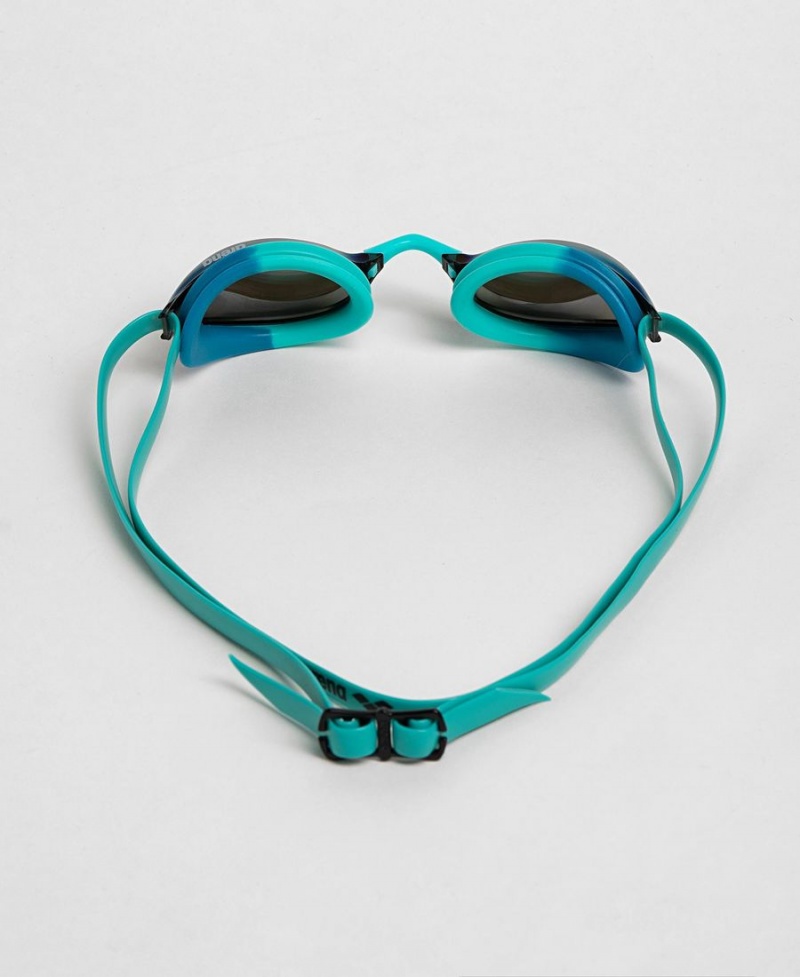 Lunette Natation Arena Python Mirror Turquoise Bleu | HJK-96178415