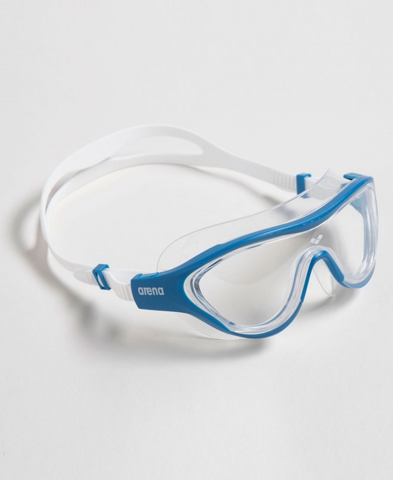 Lunette Natation Arena The One Mask Bleu Blanche | RAH-31514284