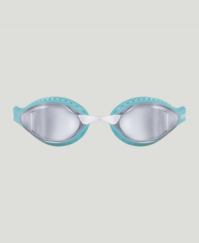 Lunette Natation Arena Air Speed Mirror Argent Turquoise Multicolore | YPZ-15558168