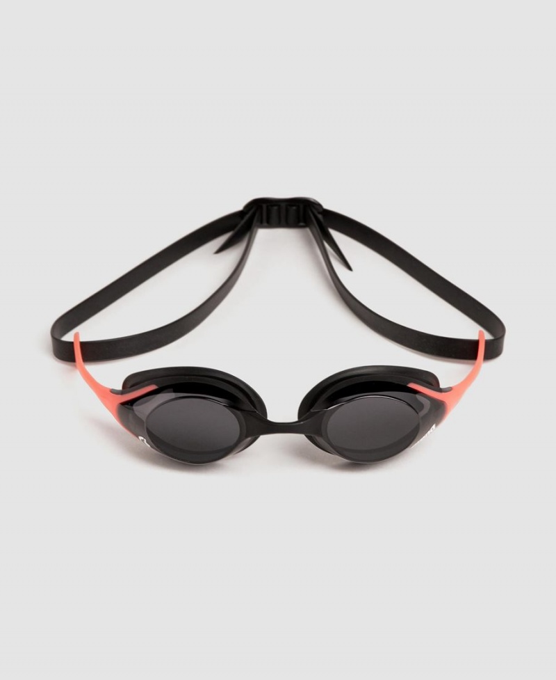 Lunette Natation Arena Cobra Swipe Noir Rouge | GDS-13215081