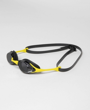 Lunette Natation Arena Cobra Swipe Noir Jaune | CZP-61710661