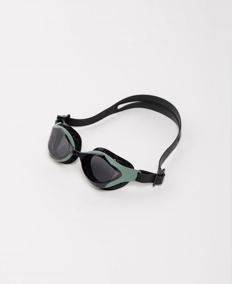 Lunette Natation Arena Air-Bold Swipe Vert Olive Noir | JNO-05860433