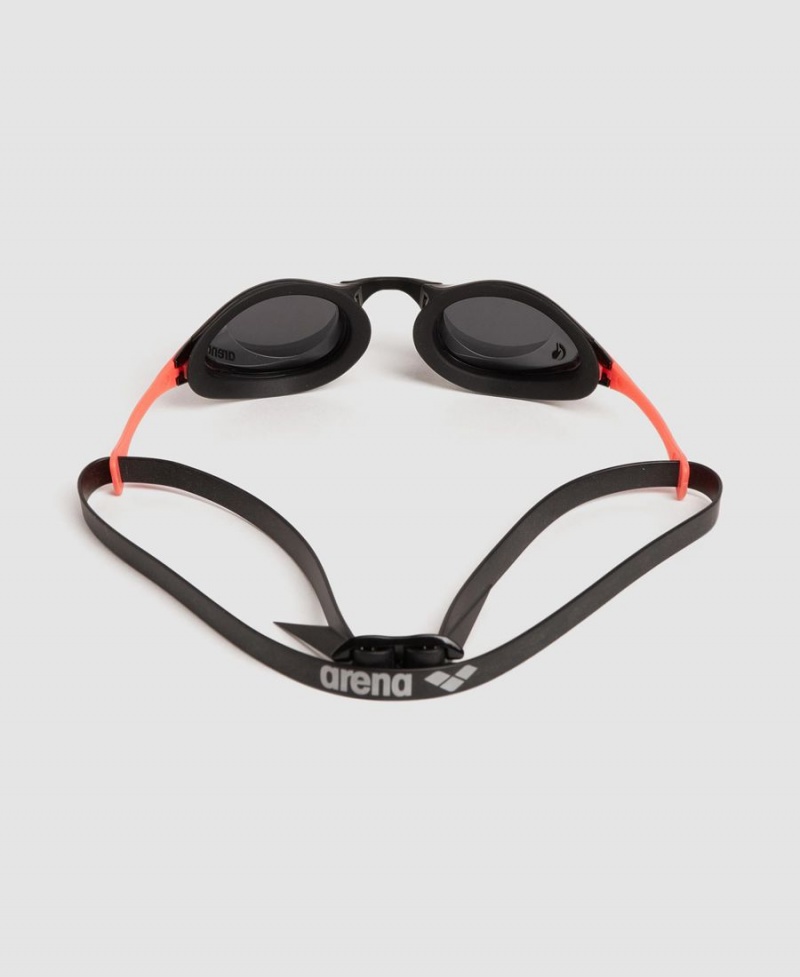 Lunette Natation Arena Cobra Swipe Noir Rouge | GDS-13215081