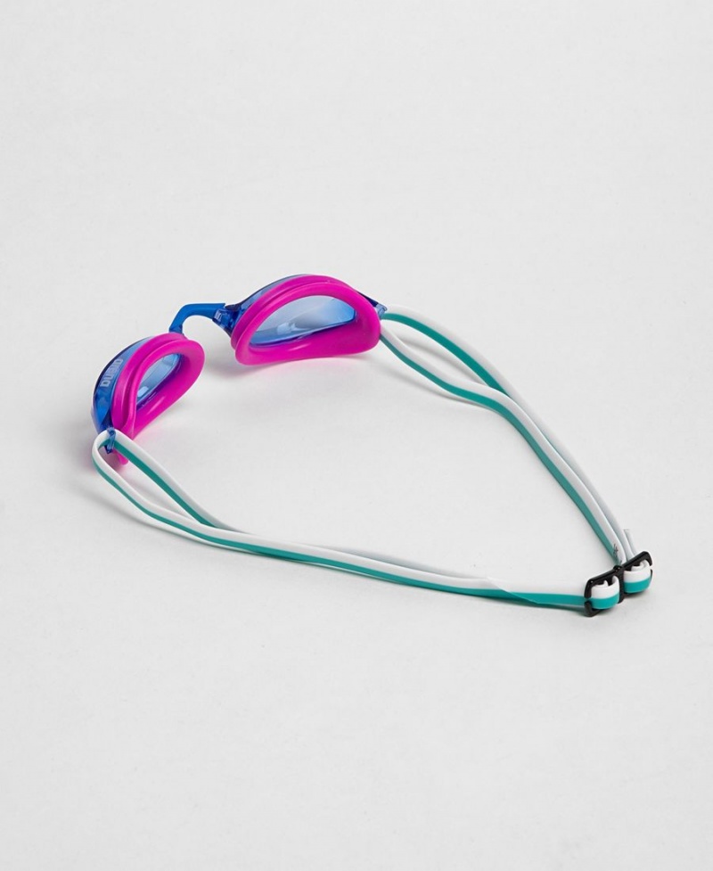 Lunette Natation Arena Python Bleu Rose | BZH-02648157