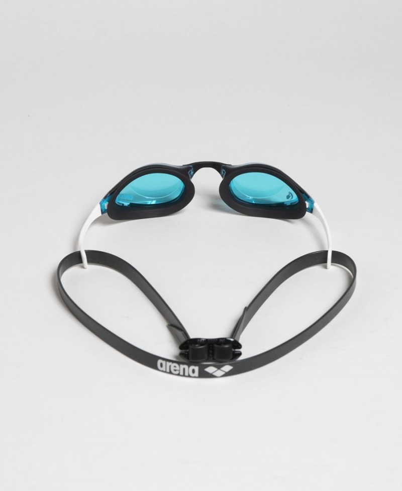 Lunette Natation Arena Cobra Swipe Bleu Blanche Noir | GYJ-94732147