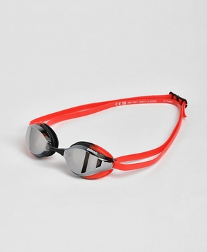 Lunette Natation Arena Python Mirror Argent Noir Rouge | OVM-06575151