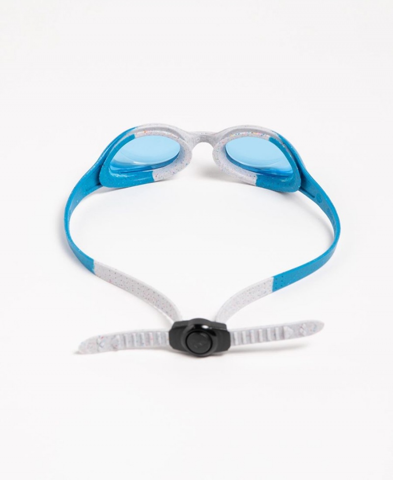 Lunette Natation Arena Spider Youth Bleu Grise | APG-31188092