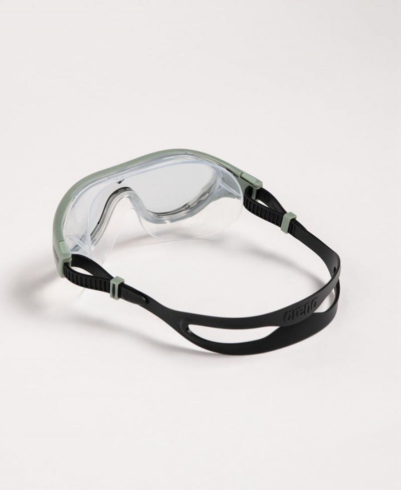 Lunette Natation Arena The One Mask Vert Noir | QQZ-38091583