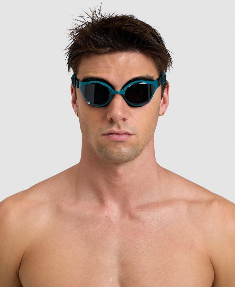 Lunette Natation Arena Air-Bold Swipe Bleu Marine Noir | TSV-07448842