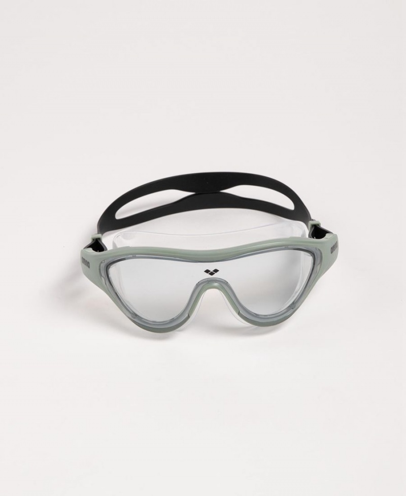 Lunette Natation Arena The One Mask Vert Noir | QQZ-38091583