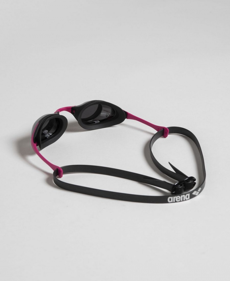 Lunette Natation Arena Cobra Swipe Mirror Argent Rose Noir | OFF-34114056