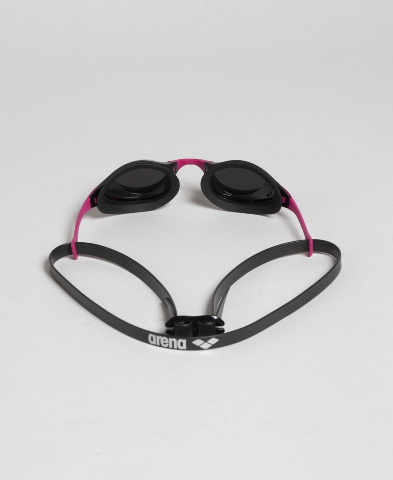 Lunette Natation Arena Cobra Swipe Mirror Argent Rose Noir | OFF-34114056