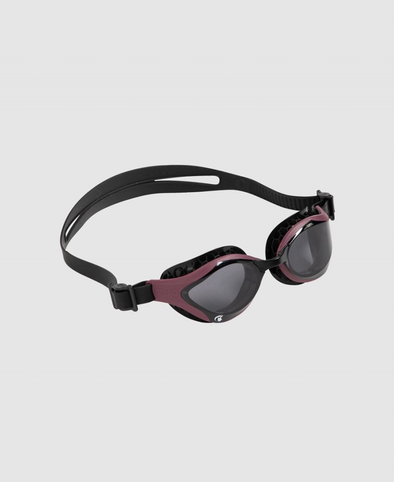 Lunette Natation Arena Air-Bold Swipe Bordeaux Noir | BYW-73877004