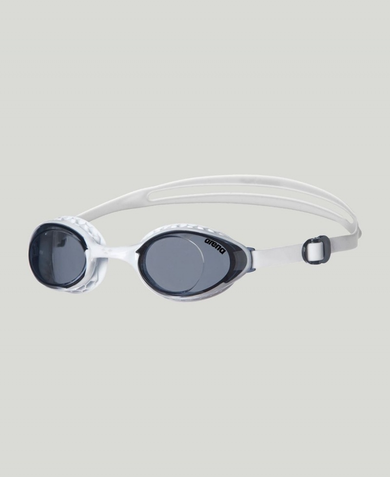 Lunette Natation Arena Air-Soft Grise Blanche | ITK-65986421