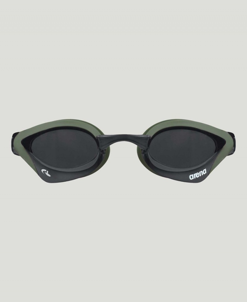 Lunette Natation Arena Cobra Core Swipe Noir Vert | KHC-66258912