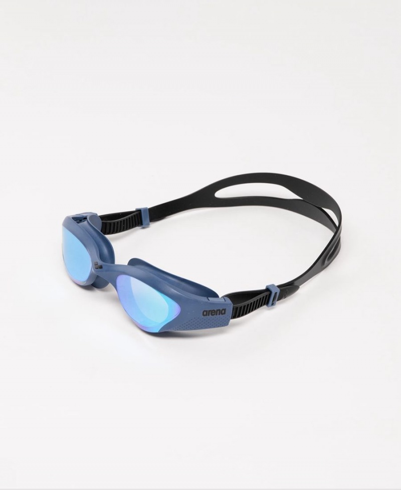 Lunette Natation Arena The One Mirror Bleu Noir | LWD-37692080