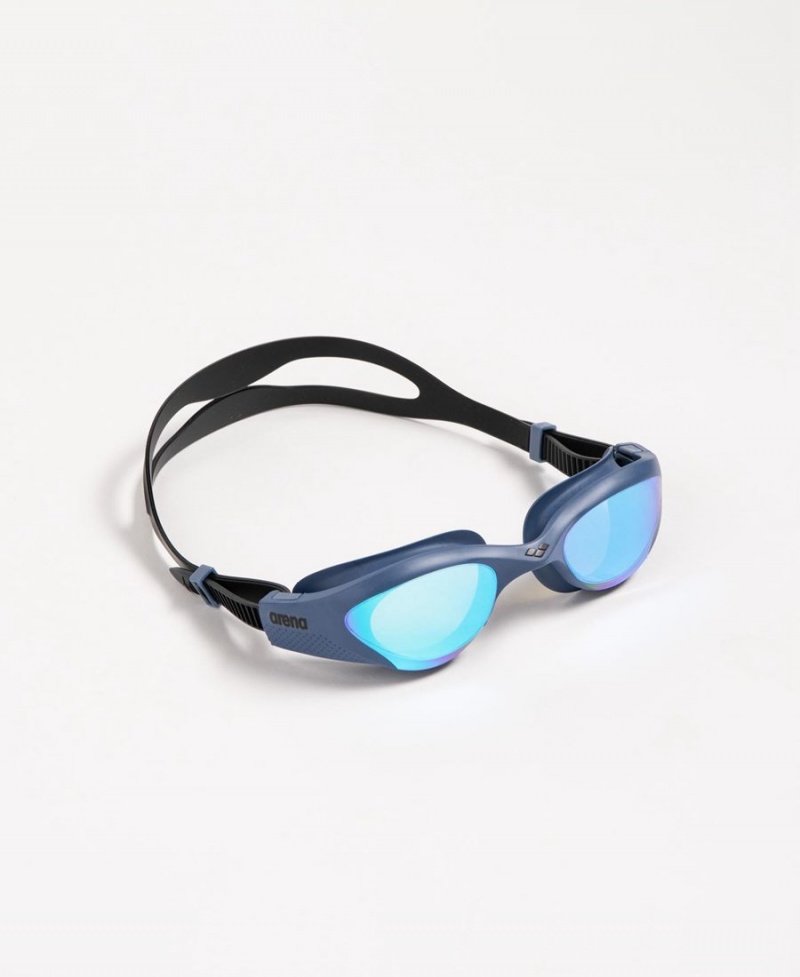 Lunette Natation Arena The One Mirror Bleu Noir | LWD-37692080