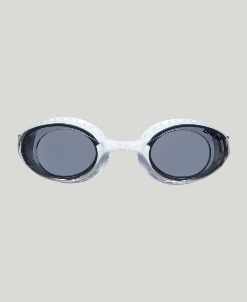 Lunette Natation Arena Air-Soft Grise Blanche | ITK-65986421