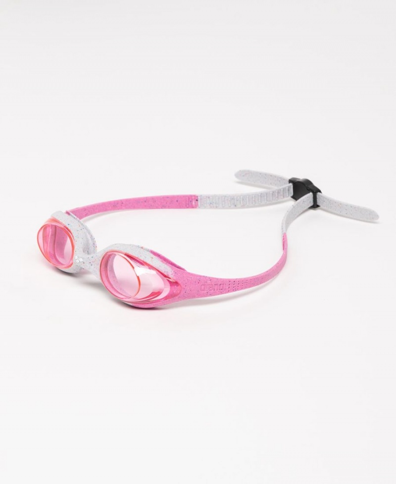 Lunette Natation Arena Spider Youth Rose Grise | SEC-24383694