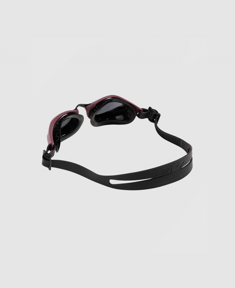 Lunette Natation Arena Air-Bold Swipe Bordeaux Noir | BYW-73877004