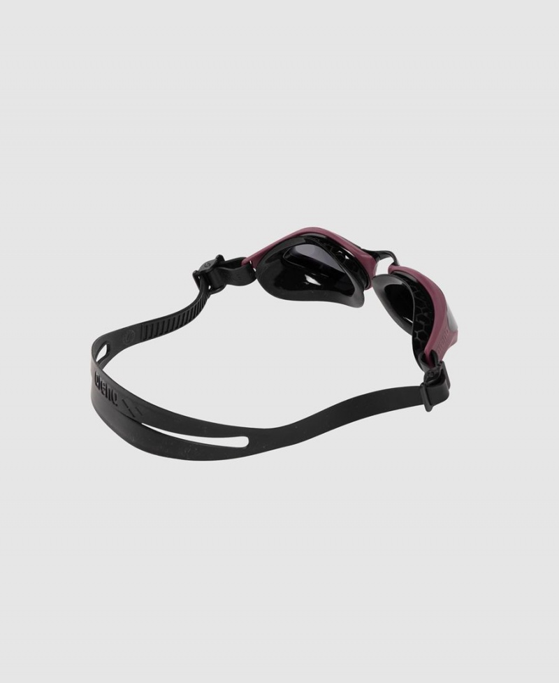 Lunette Natation Arena Air-Bold Swipe Bordeaux Noir | BYW-73877004