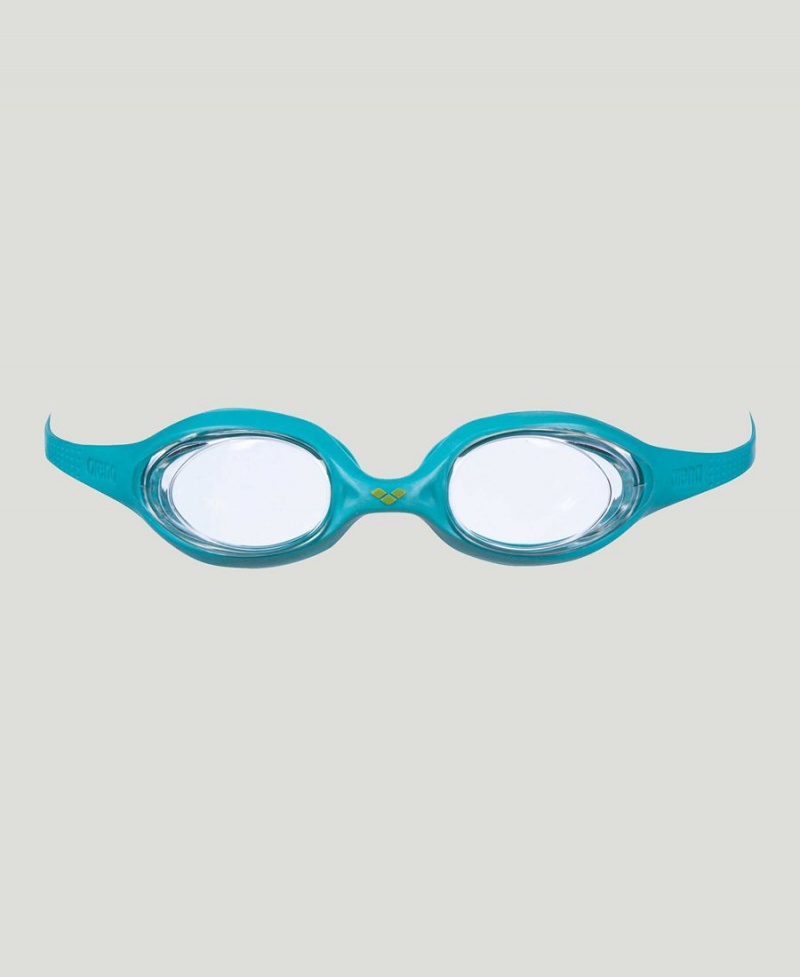 Lunette Natation Arena Spider Youth Bleu Jaune | TRE-87334802