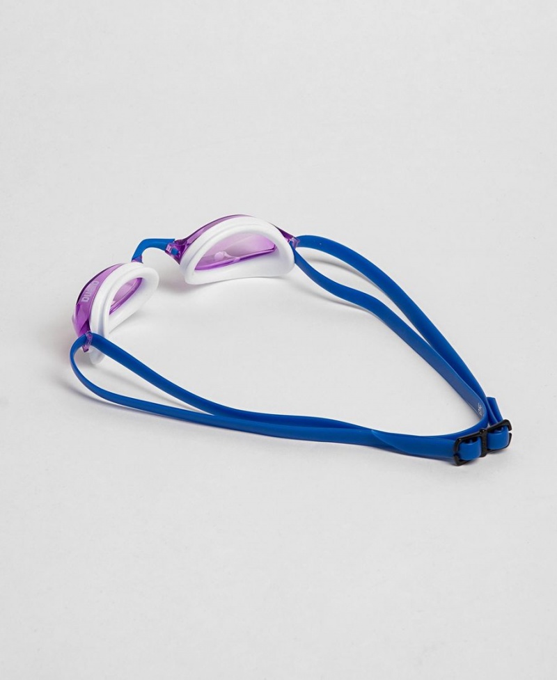 Lunette Natation Arena Python Violette Blanche Bleu | QIY-48356853